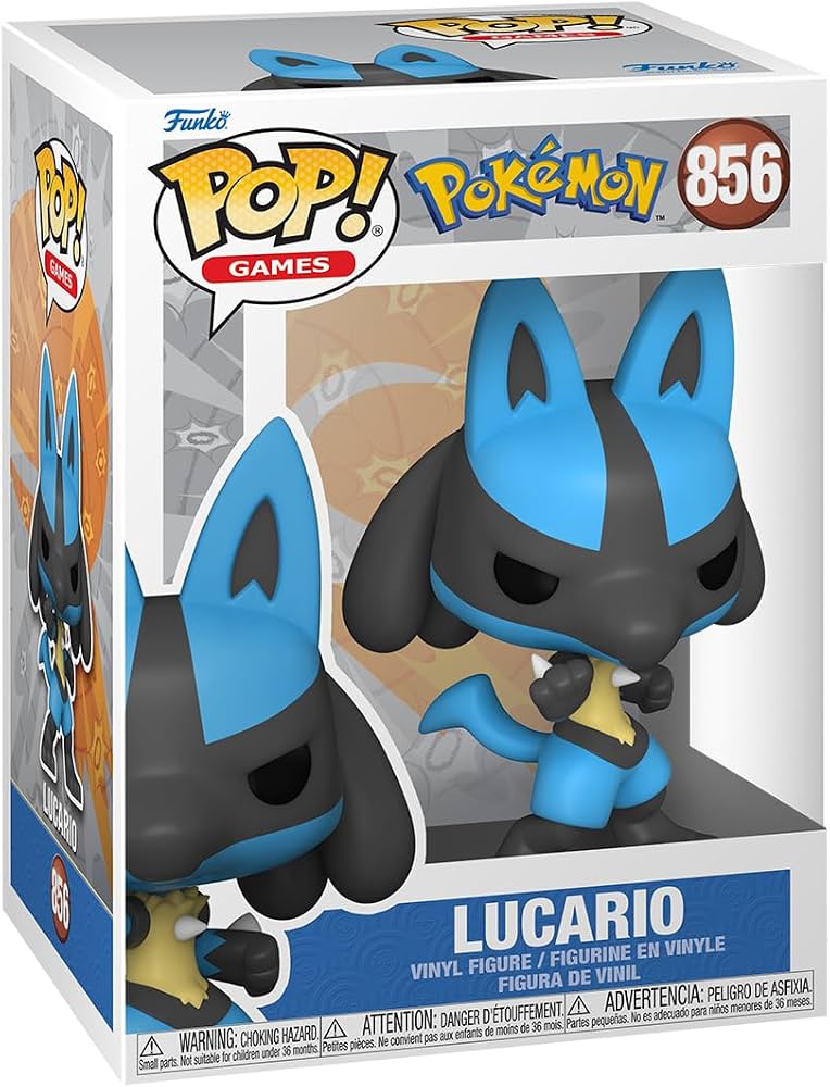 Pokemon: Funko Pop! Games - Lucario (Vinyl Figure 856)