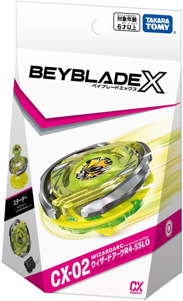 Beyblade X Beyblade X CX-02 Starter Wizard Arc R4-55LO