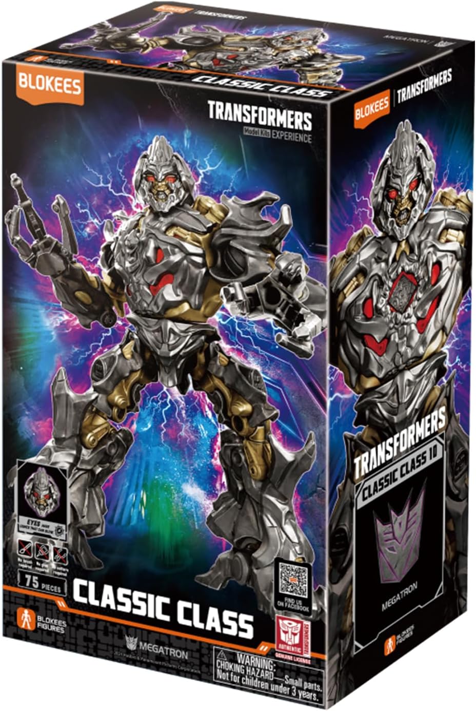 BLOKEES Transformers - Classic Class 10: Model Kit 75 Pezzi Megatron