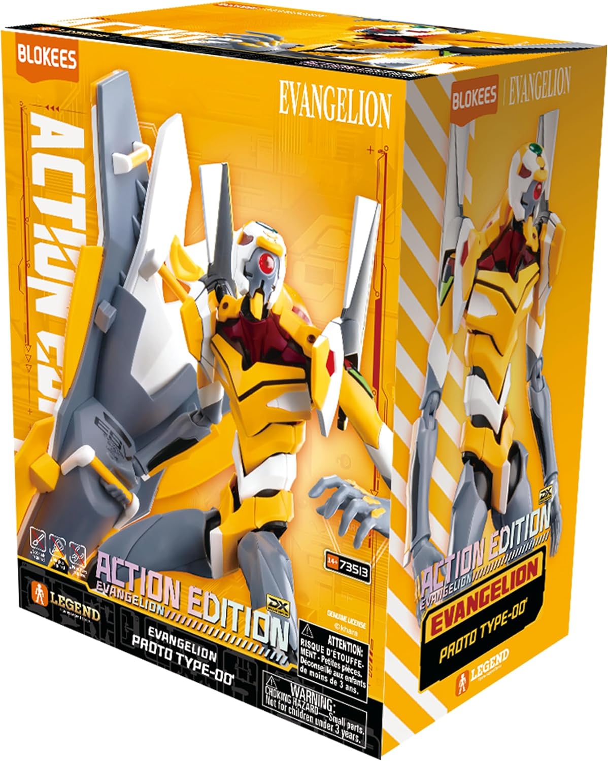 BLOKEES EVANGELION ACTION EDITION - EVANGELION PROTO TYPE 00'