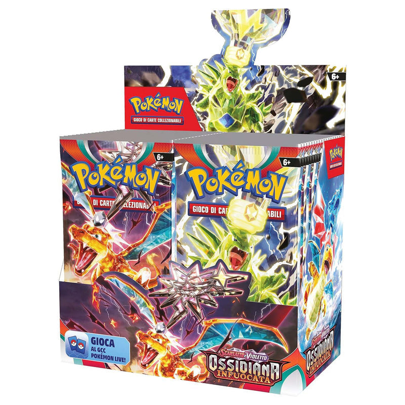 POKEMON - OSSIDIANA INFUOCATA - BOX 36 BUSTINE ITA