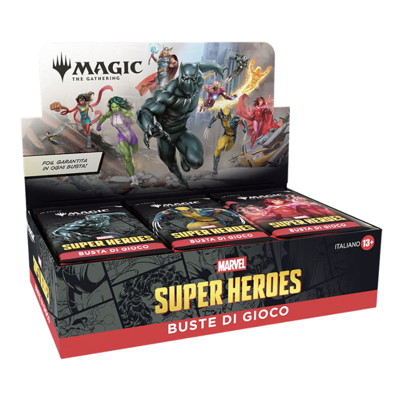 MAGIC BOX PLAY BOOSTER - MARVEL SUPER HEROES (30 BUSTE) - ITA