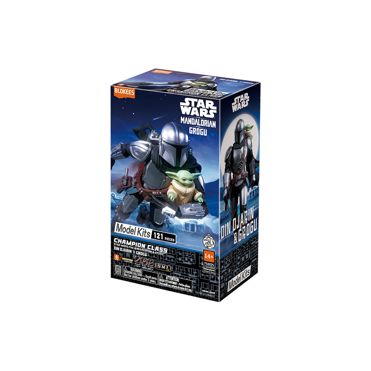 Star Wars Blokees Mandalorian Champion Class 05 Din Djarin And Grogu