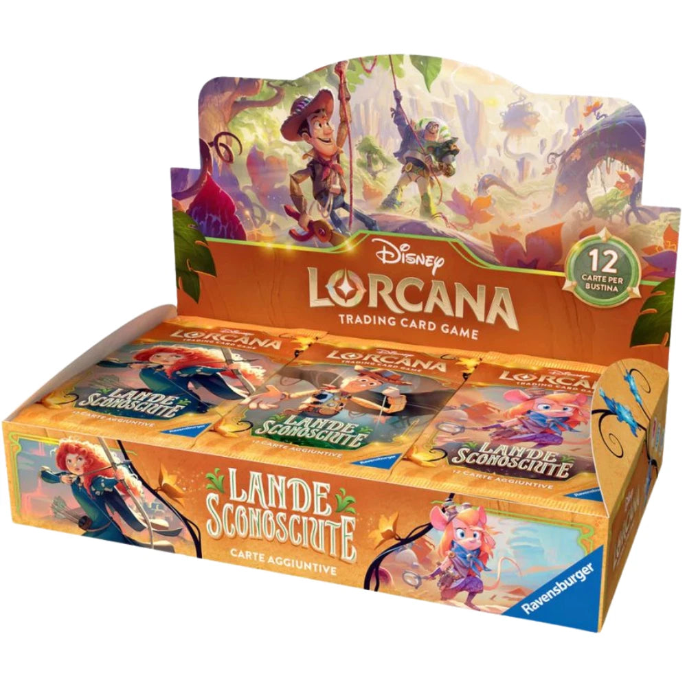 LORCANA - BOX 24 BUSTE - LANDE SCONOSCIUTE - ITA