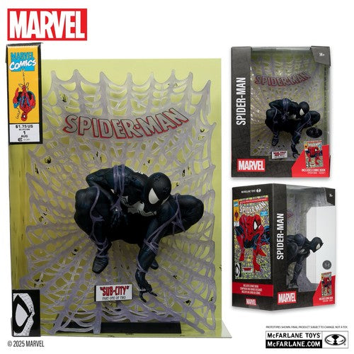 McFarlane Toys MARVEL Spider-Man #1 (Black Suit) Platinum Edition 1:6 Statue